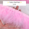 Turkey Fluff  Feathers 9cm