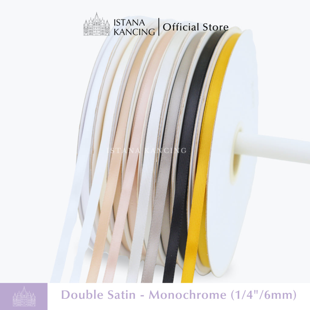 Double Face Satin Ribbon 1/4