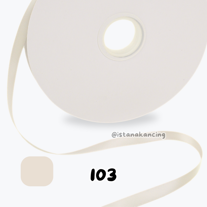 Double Face Satin Ribbon 3/8