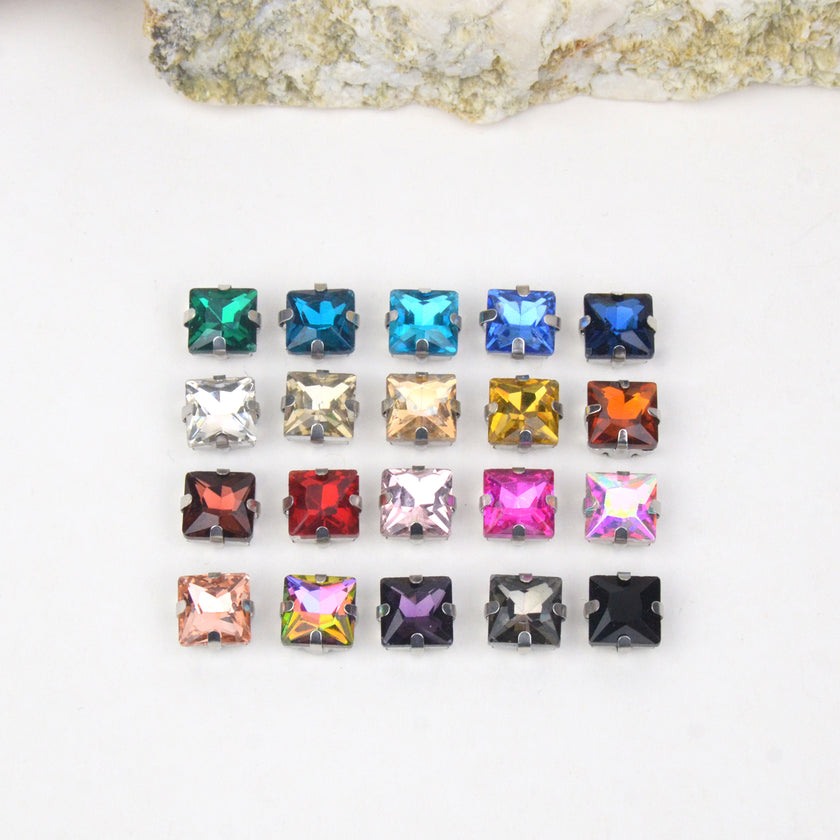 Princess Crystal Claw Setting 8mm