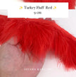 Turkey Fluff  Feathers 9cm