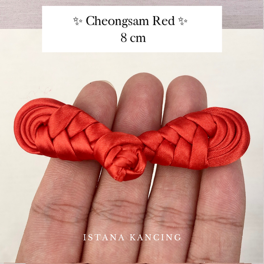 Cheongsam Satin Frog Button