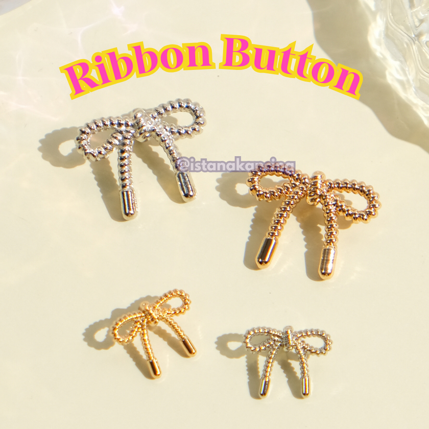 Ribbon Button 15mm
