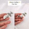Cufflink Ruler & Triangle