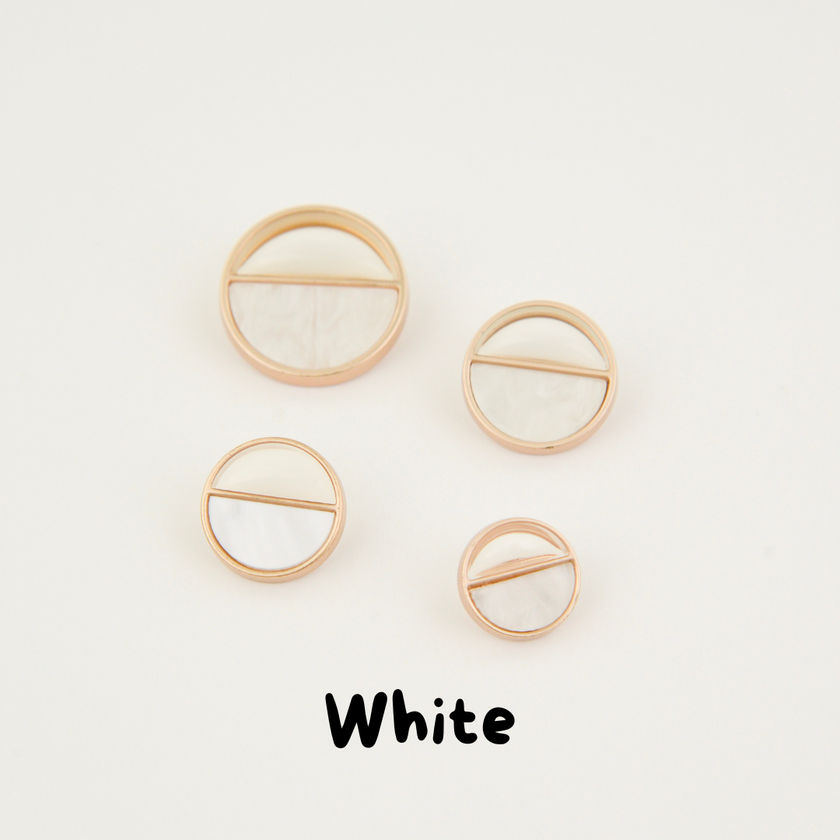 Arielle Marble Button