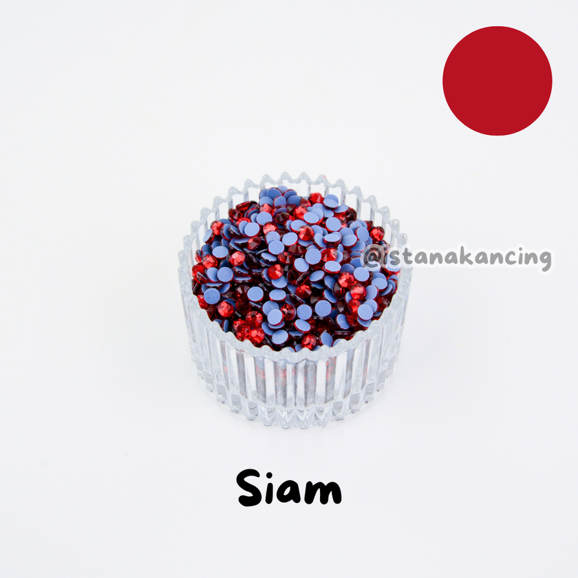 Payet Tempel Mute Gosok Hotfix Rhinestone SS16