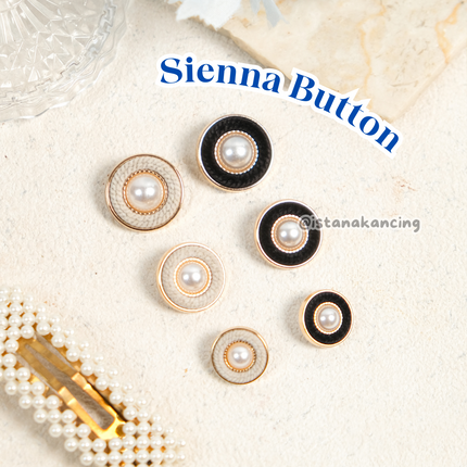 Sienna Pearl Button