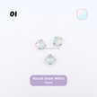 Round Pastel Crystal Claw Setting 10mm