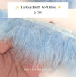 Turkey Fluff  Feathers 9cm