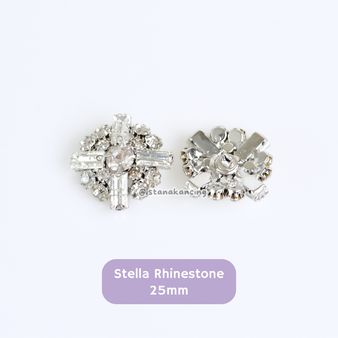 Stella Rhinestone Button