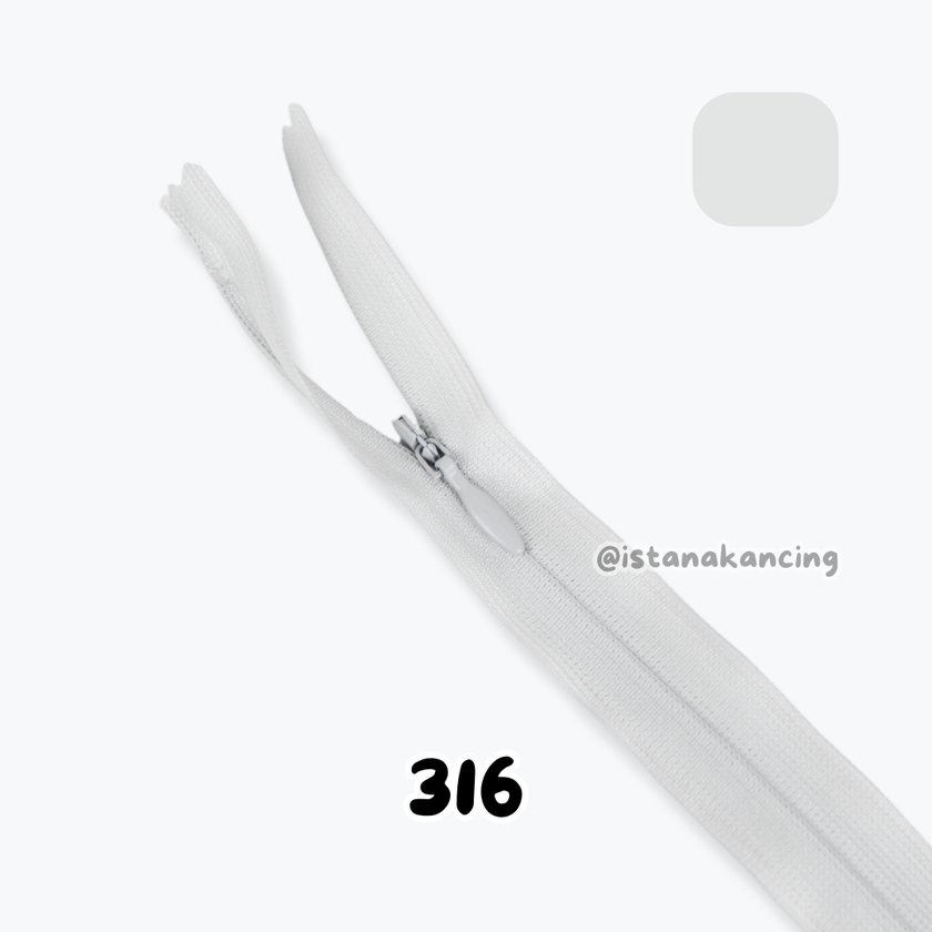 YKK Invisible Zipper - Strip AB