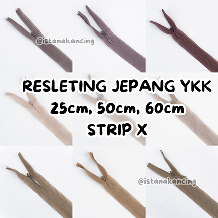 YKK Invisible Zipper - Strip X