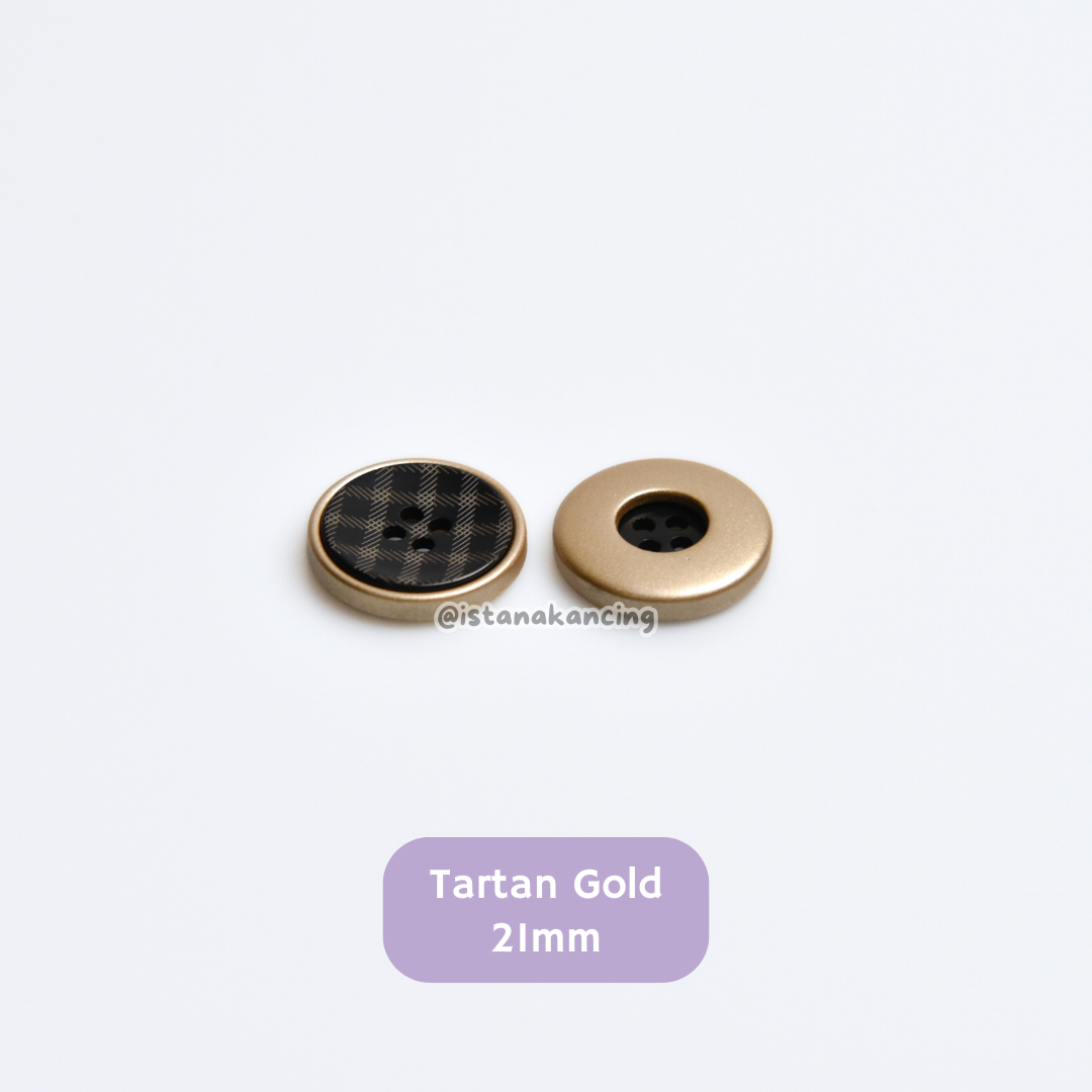 Tartan Button