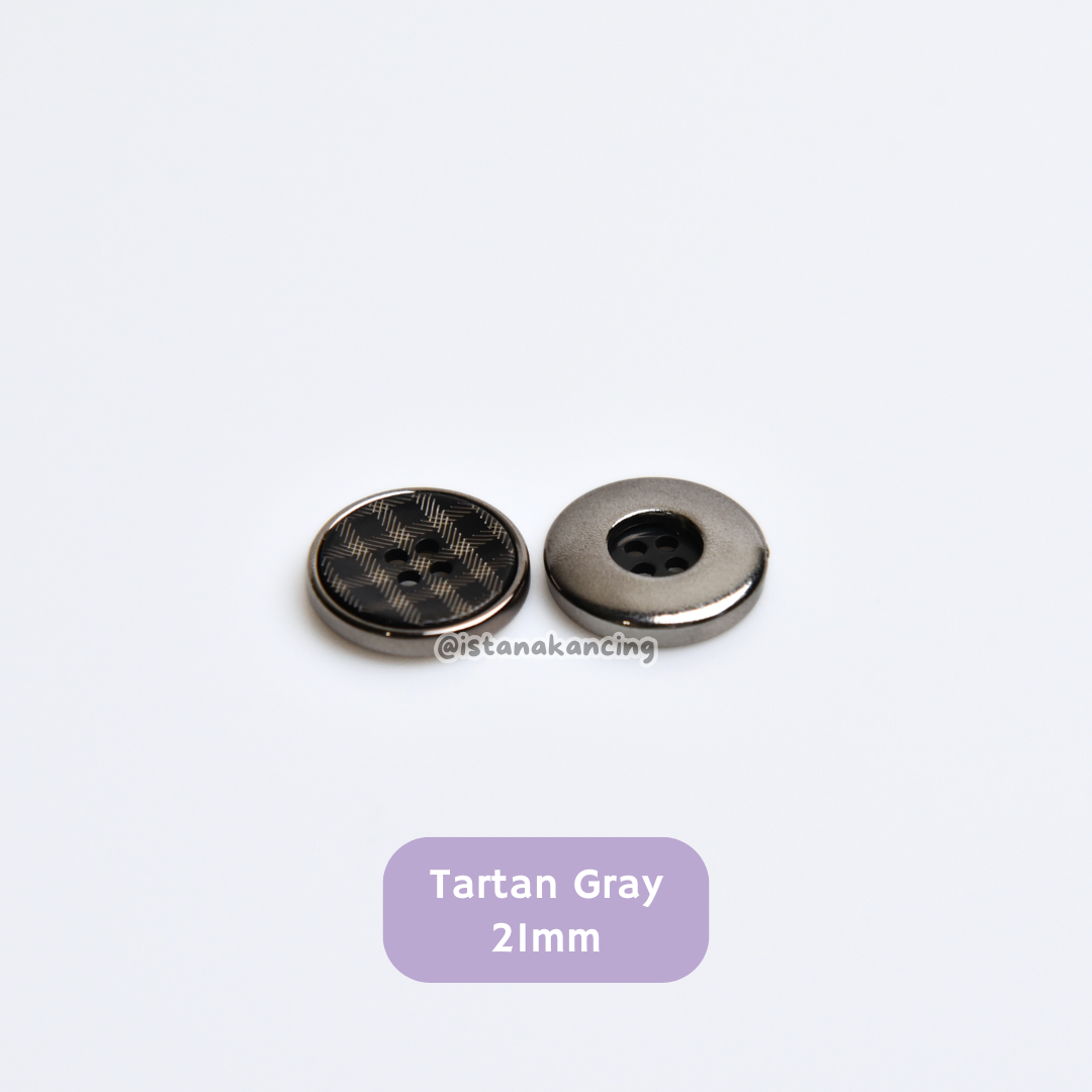Tartan Button
