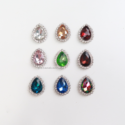 Tear Drop Ring 13x18mm