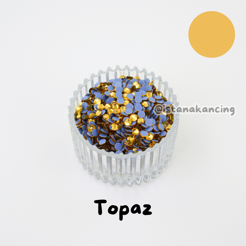 Payet Tempel Mute Gosok Hotfix Rhinestone SS12