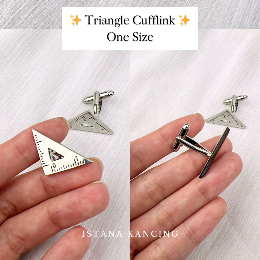 Cufflink Ruler & Triangle