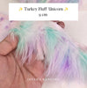 Turkey Fluff  Feathers 9cm
