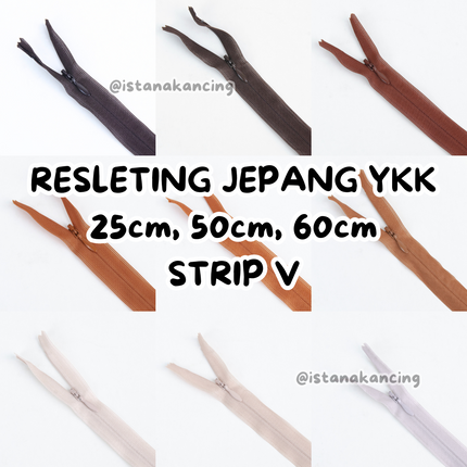 YKK Invisible Zipper - Strip V