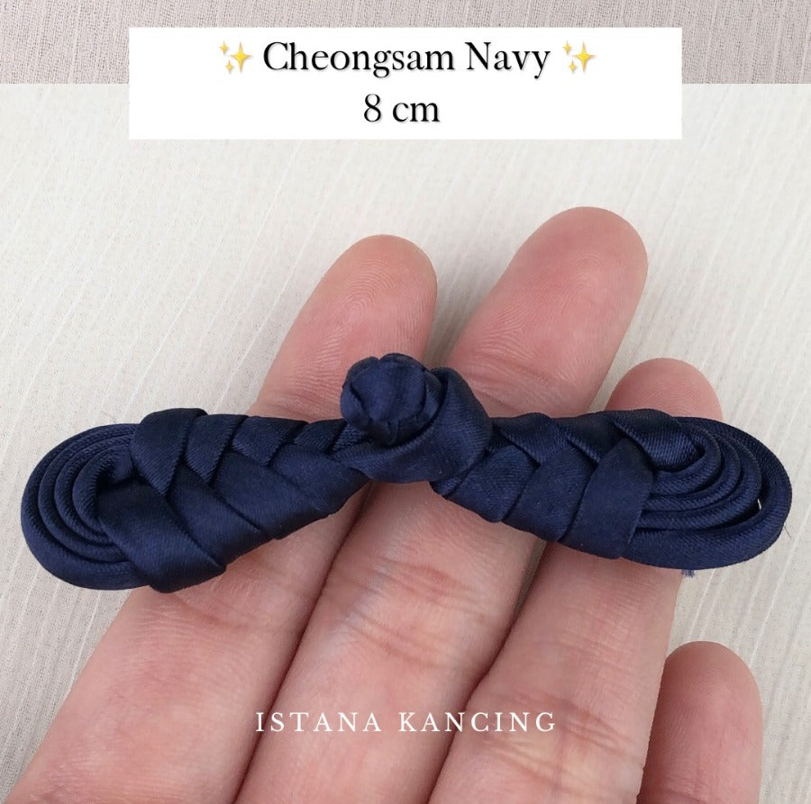 Cheongsam Satin Frog Button