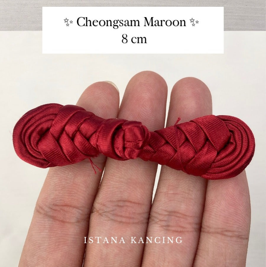 Cheongsam Satin Frog Button