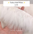 Turkey Fluff  Feathers 9cm