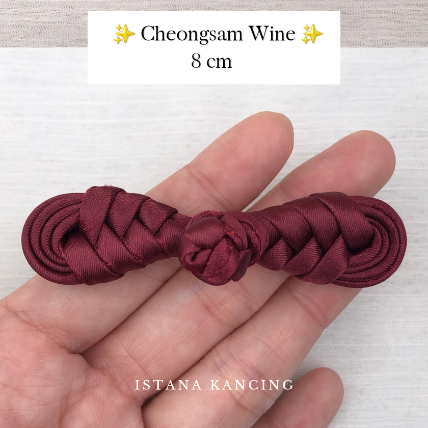 Cheongsam Satin Frog Button