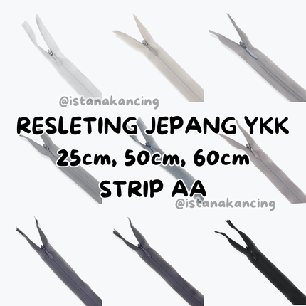 YKK Invisible Zipper - Strip AA