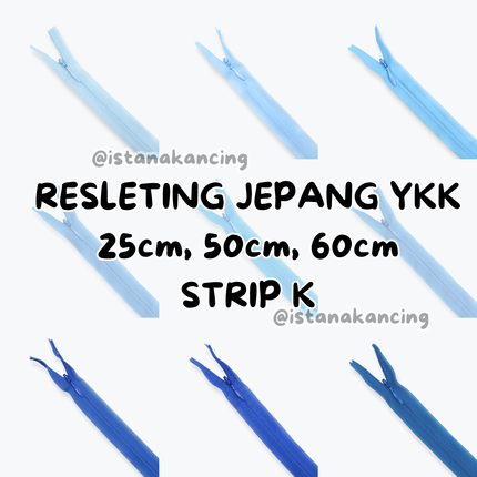 YKK Invisible Zipper - Strip K