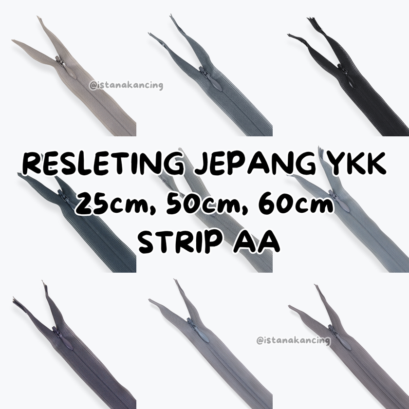 YKK Invisible Zipper - Strip AA