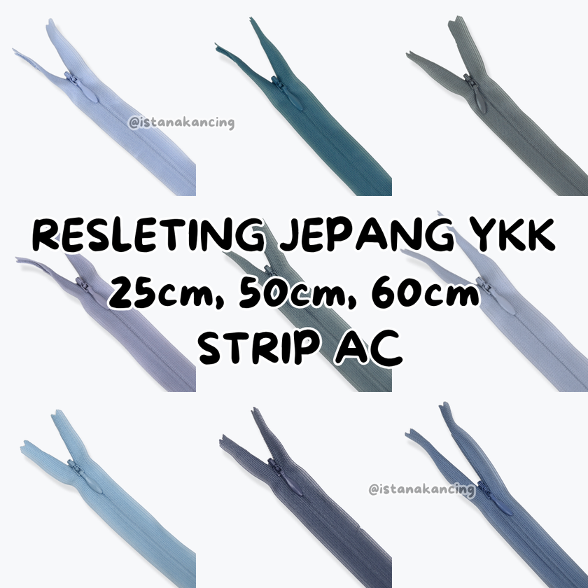 YKK Invisible Zipper - Strip AC
