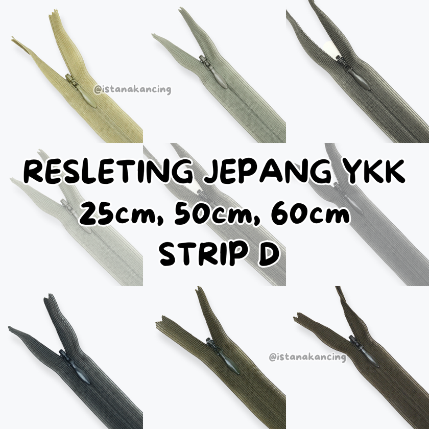 YKK Invisible Zipper - Strip D