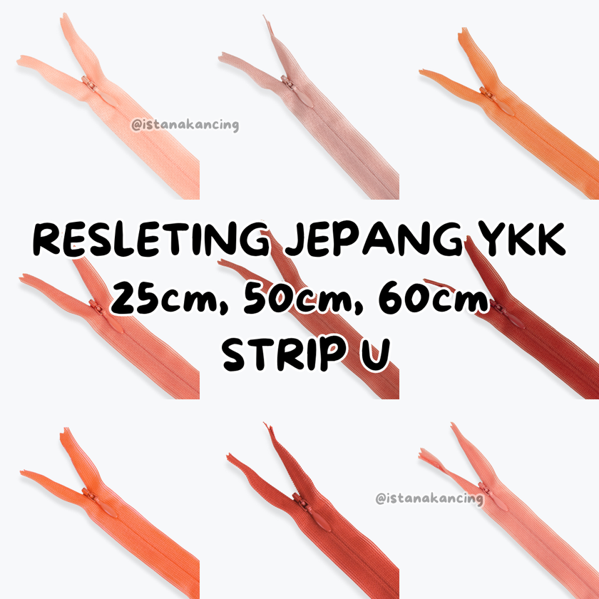 YKK Invisible Zipper - Strip U