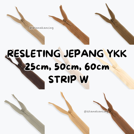 YKK Invisible Zipper - Strip W
