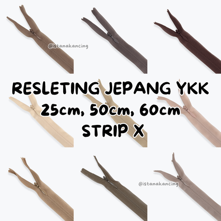 YKK Invisible Zipper - Strip X