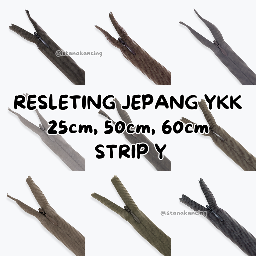 YKK Invisible Zipper - Strip Y