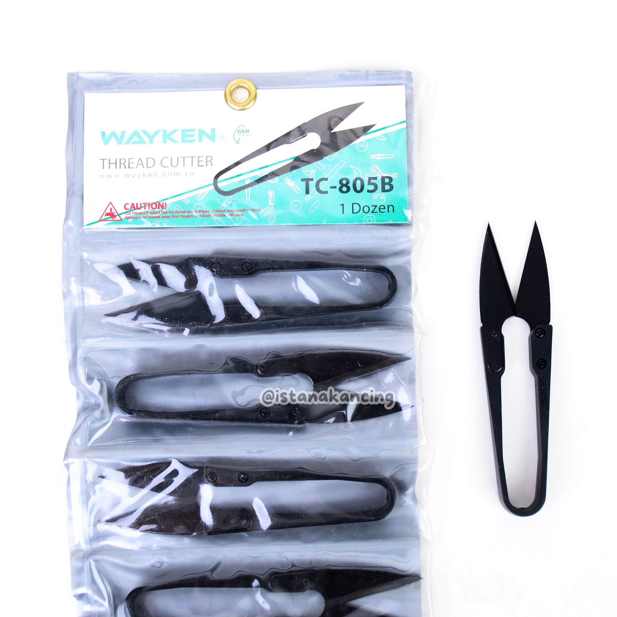 Gunting Cekris Wayken Hitam TC-805B