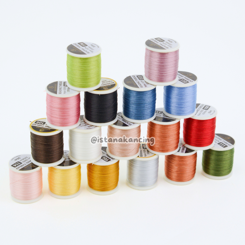 Benang Jahit Payet Jepang Benang Payet Nylon Beadbuck Beading Thread | Istana Kancing
