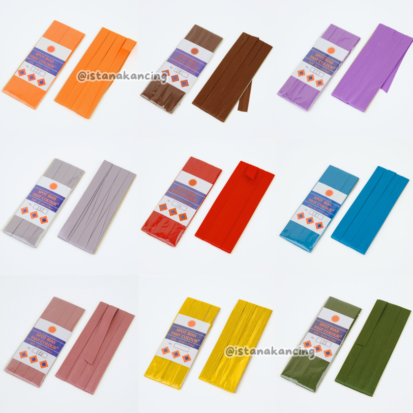 Bisban Polos Bahan Satin