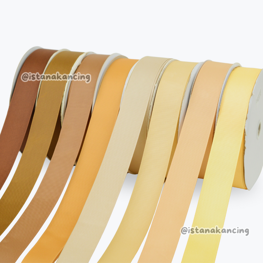 Grosgrain Wajah Ganda 1/2