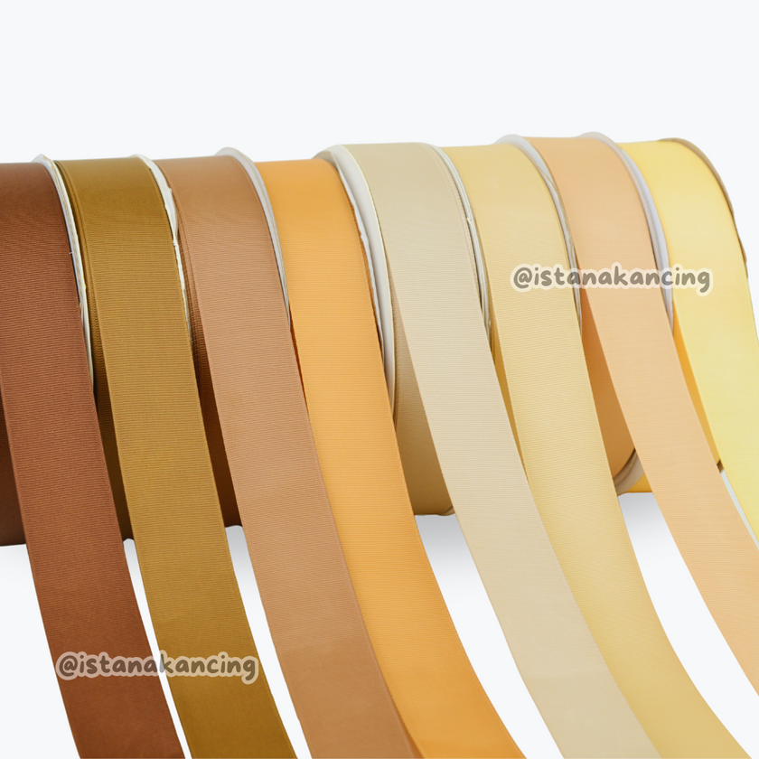Grosgrain Wajah Ganda 1/2