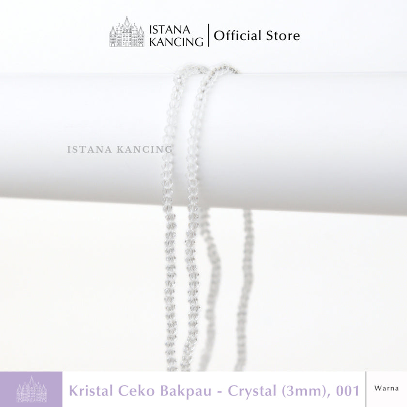 Kristal Ceko Bapau 3mm