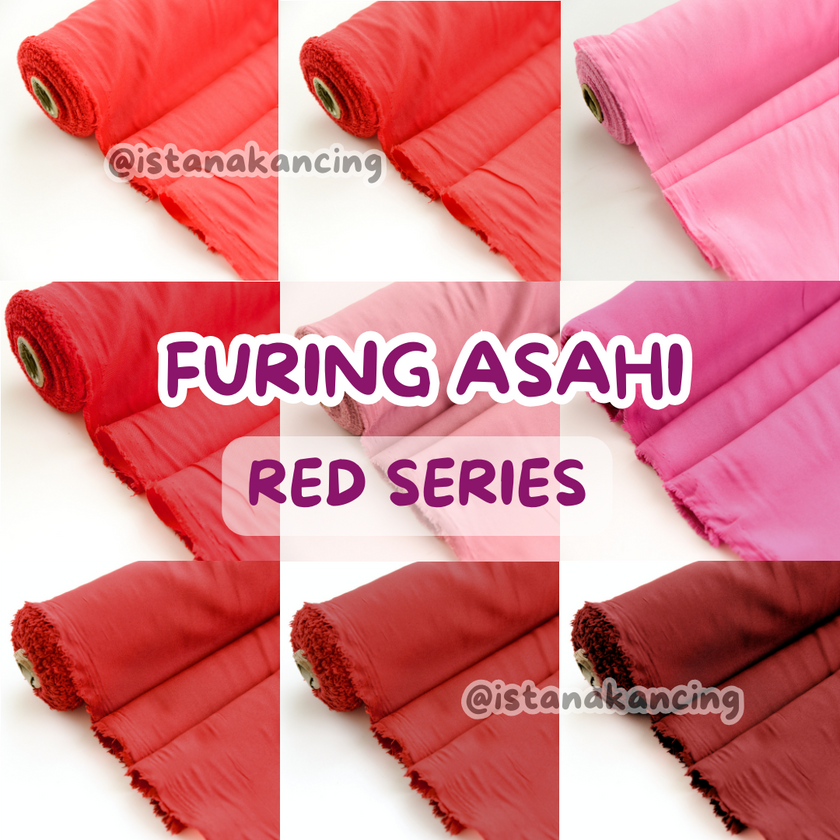 Furing APL Asahi Lebar 115cm | Kain Furing Red Series