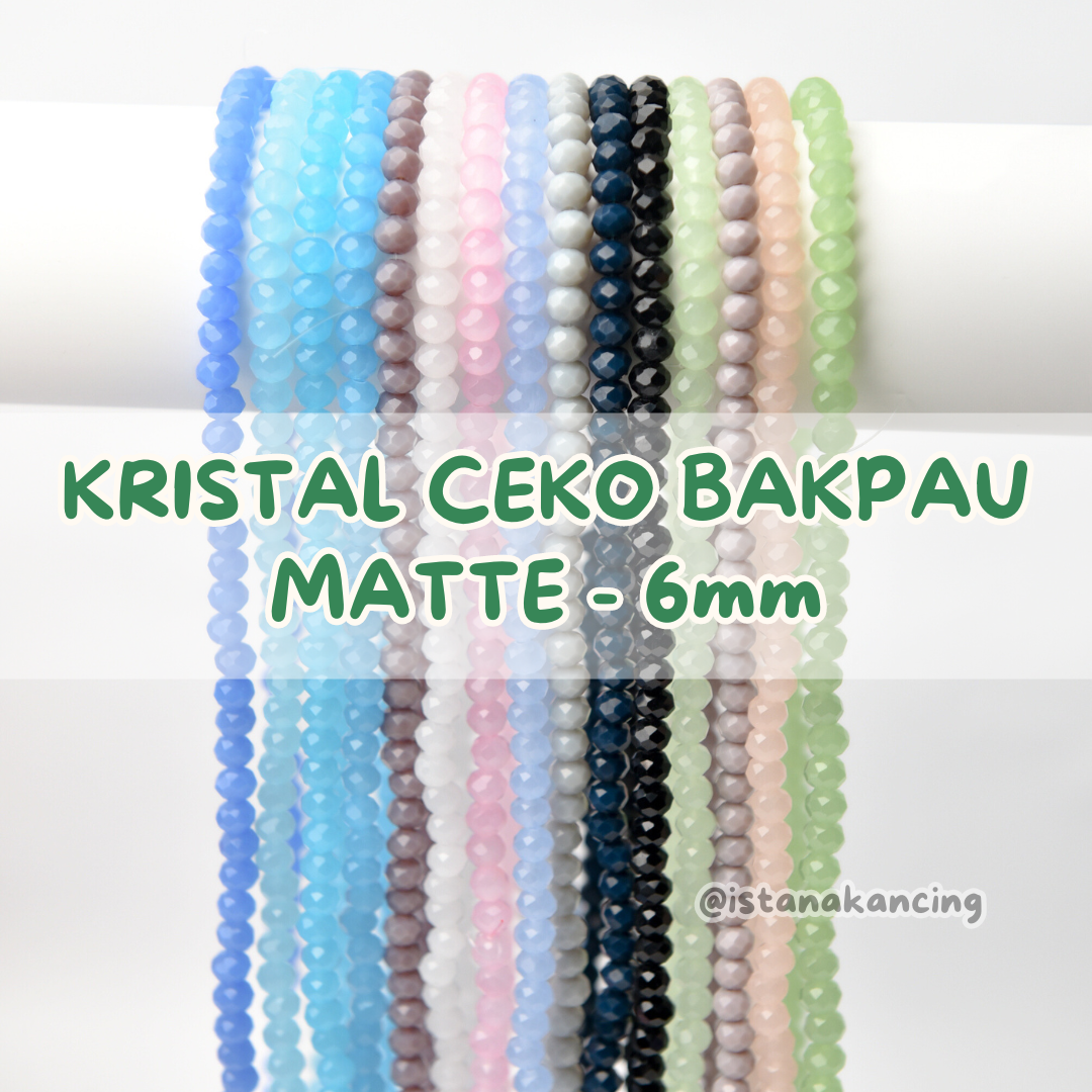 Ceko Bakpau Matte Doff 6mm