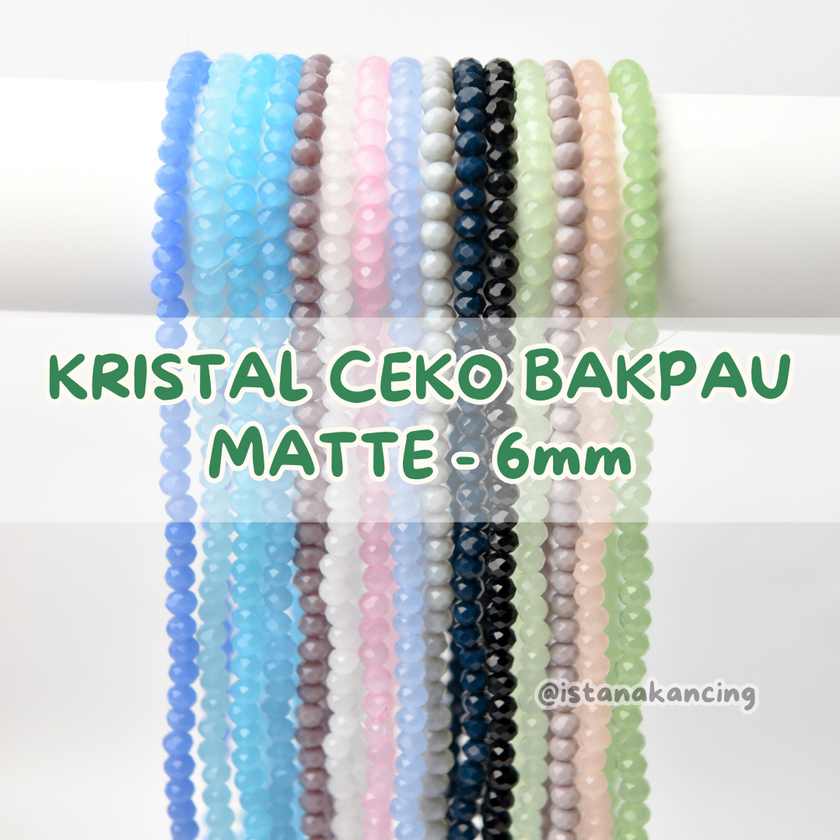 Ceko Bakpau Matte Doff 6mm