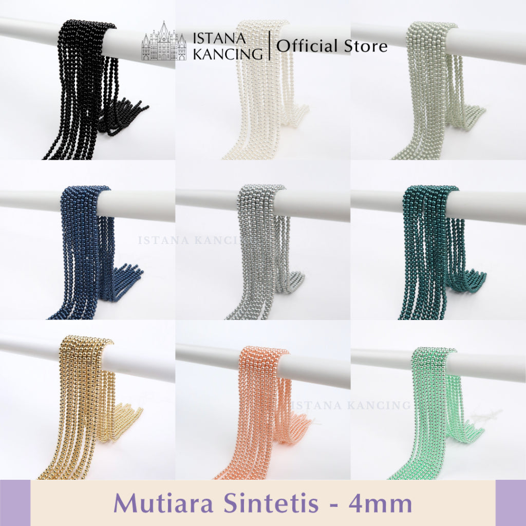 Mutiara Sintetis 4mm Pt 2