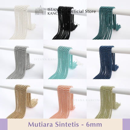 Mutiara Sintetis 6mm Pt 2