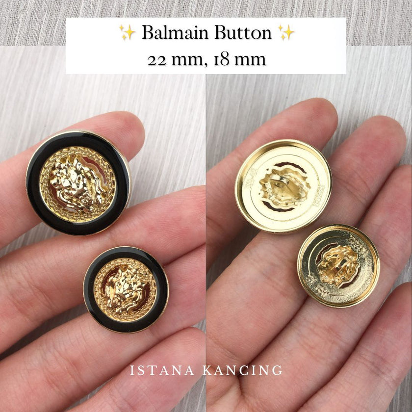 Tombol Logam Balmain