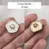 Venus Marble Button