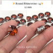 Round Crystal Claw Setting 12mm